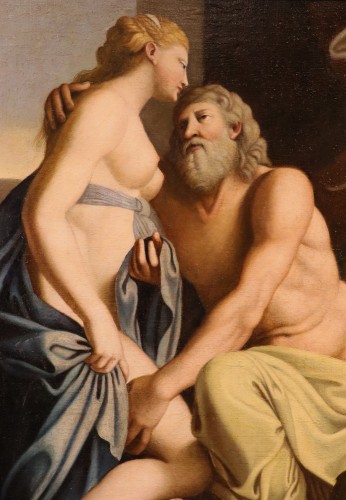 Antiquités - Jupiter et Junon, école italienne du 17e siècle