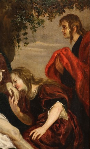 Antiquités - Lamentation Of Christ, Flemish school of the 17th century