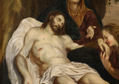 Antiquités - Lamentation Of Christ, Flemish school of the 17th century