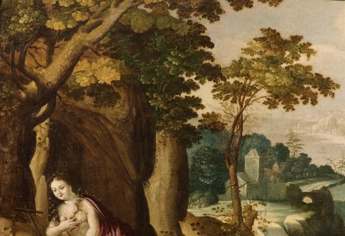Fantastic Landscape With Mary Magdalene, Paul Bril (antwerp, 1554 – 1626) - 