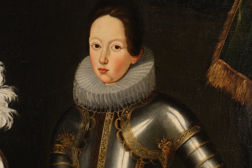 Antiquités - Portrait de Ferdinand II de Médicis, atelier de Justus Sustermans (1597 - 1681) 