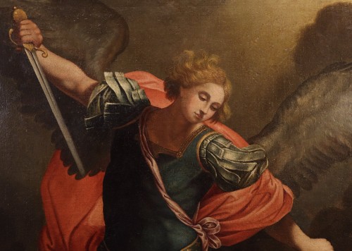 Antiquités - Saint Michel Archange, atelier de Guido Reni (1575 - 1642)