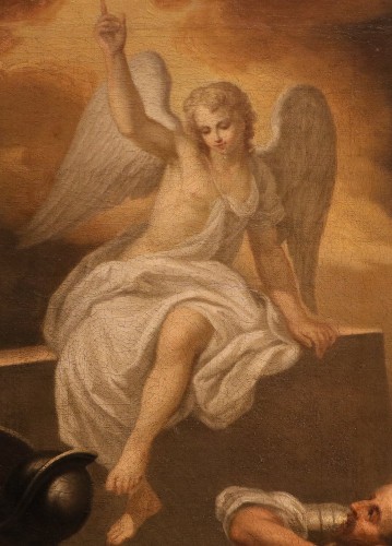 L'Ange de la Résurrection apparaît aux soldats, école italienne du 17e siècle - Louis XIV
