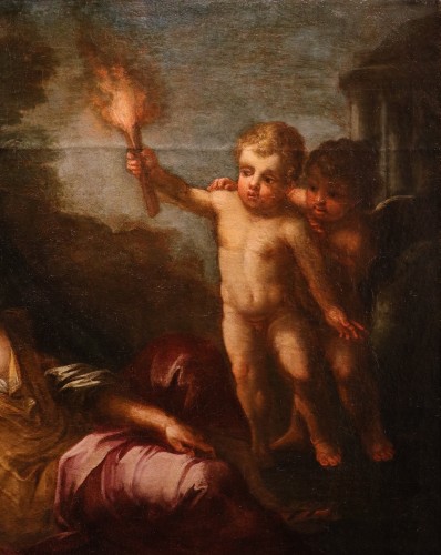 17th century - Luigi Garzi (1638 - 1721), Allegory Of Time Unveiling Truth