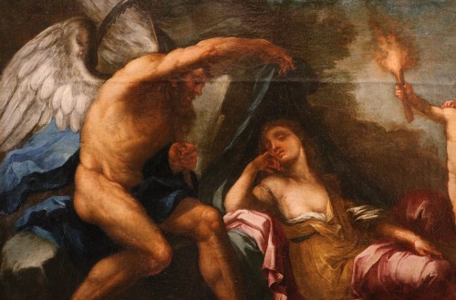 Antiquités - Luigi Garzi (1638 - 1721), Allegory Of Time Unveiling Truth