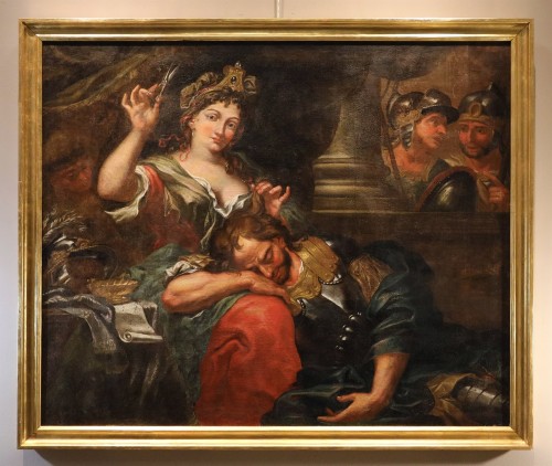 Samson et Dalila, Italie 17e siècle - Tableaux et dessins Style Louis XIV