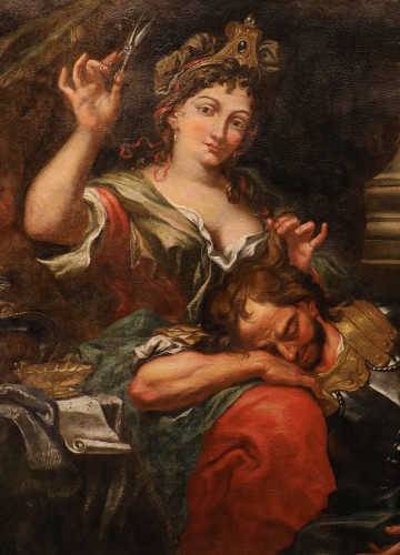 Tableaux et dessins Tableaux XVIIe siècle - Samson et Dalila, Italie 17e siècle
