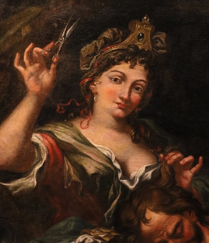 Antiquités - Samson et Dalila, Italie 17e siècle