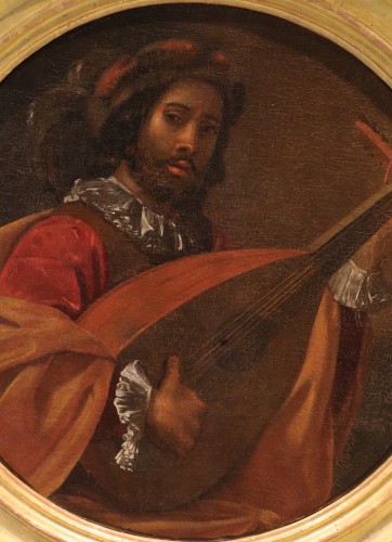 Le joueur de luth, France 17e siècle - Antichità Castelbarco