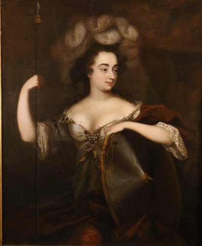 Portrait Of The Duchess Of Marlborough, attributed to Willem Wissing (1656 – 1687), - Paintings & Drawings Style Louis XIV