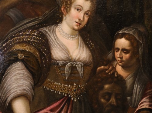 Louis XIII - Victorious Judith, italian school of the 17th century
