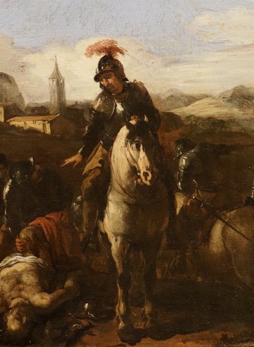 Battle Scene, Italian school of the 17th century - 