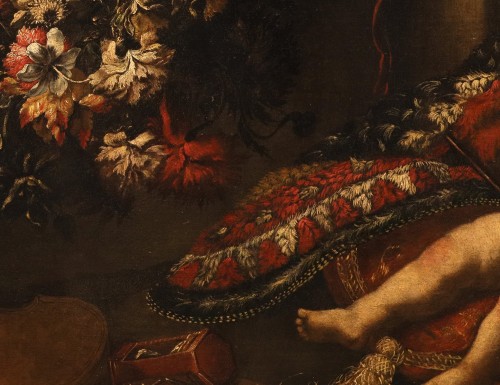 Tableaux et dessins Tableaux XVIIe siècle - Vanitas, école italienne du 17e siècle