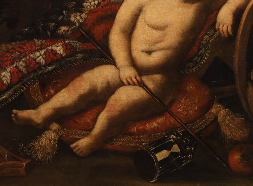 Antiquités - Vanitas, école italienne du 17e siècle