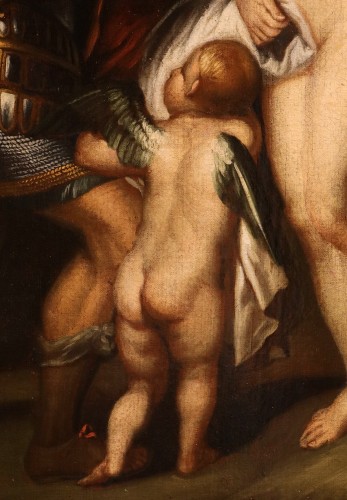 Antiquités - Perseus Frees Andromeda, Flemish 17th century