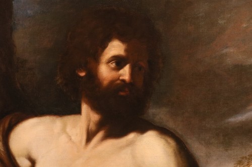 Tableaux et dessins Tableaux XVIIe siècle - Hercule victorieux, Atelier de Giovanni Francesco Barbieri 'Le Guerchin' (1591-1666)