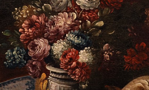 Still Life with Flowers in a Garden, Italian school of the 18th century - 