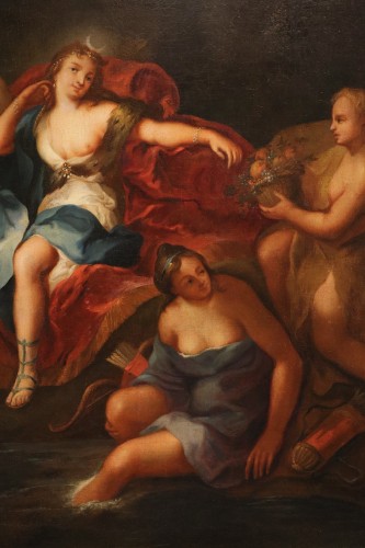 Diane et ses nymphes, école française du 18e siècle - Louis XIV