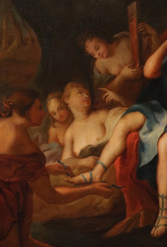 Louis XIV - Diane et ses nymphes, école française du 18e siècle