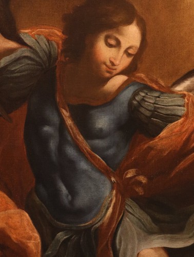 The Archangel Michael, Italian school of the 17th century Follower Of Guido Reni - 