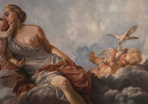 Louis XV - Vénus et Cupidon, attribué à Noël Hallé (1711 - 1781)