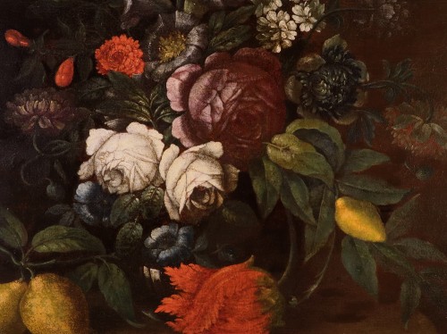 17th century - Still Life With Flowers, Italy 17th century