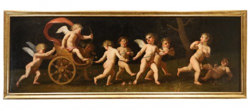 Cupids At Play With Venus’s Chariot, Workshop of Francesco Albani (1578–1660)