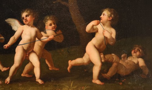 Jeu d'amours avec le char de Vénus, atelier de Francesco Albani (1578 - 1660) - Louis XIII