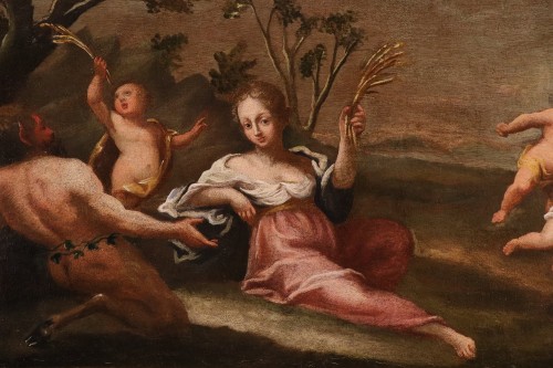 XVIIe siècle - Allégorie de l'Été sous les traits de Cérès, École française du XVIIe siècle