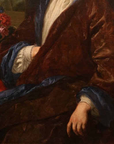 Antiquités - Portrait d'un gentilhomme, école romaine du XVIIIe siècle