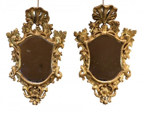 Paire de miroirs  - Italie, Venise XVIIIe siècle