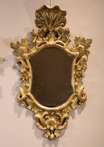 Miroirs, Trumeaux  - Paire de miroirs - Italie, Venise XVIIIe siècle