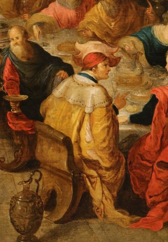 Les Noces de Cana, école flamande du 17e siècle attribué à Frans Francken II (1581 – 1642) - Louis XIII