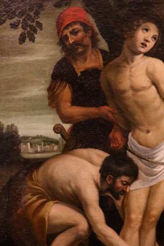 Saint Sébastien, école italienne du 17e siècle - Louis XIII