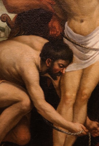 Antiquités - Saint Sébastien, école italienne du 17e siècle