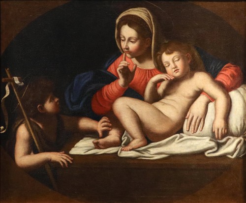 Madonna Of Silence,Italian school of the 17th century