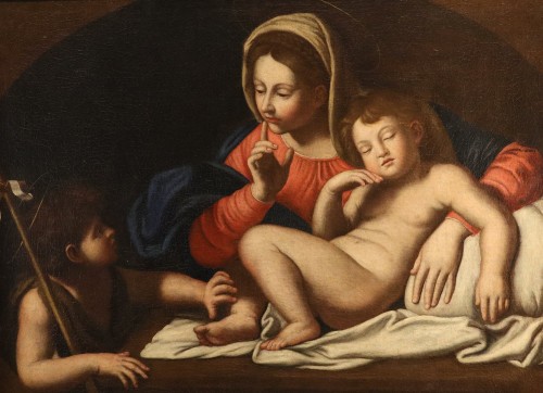 Madonna Of Silence,Italian school of the 17th century - 