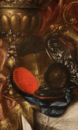 Tableaux et dessins Tableaux XVIIe siècle - Nature morte « Vanitas », attribuée à Franciscus Gysbrechts (1649 – vers 1677)