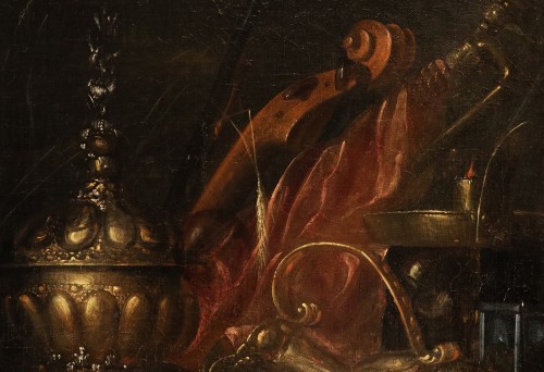 Louis XIII - Nature morte « Vanitas », attribuée à Franciscus Gysbrechts (1649 – vers 1677)