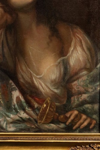 17th century - The Suicide Of Queen Sofonisba, italian school of the 17th century