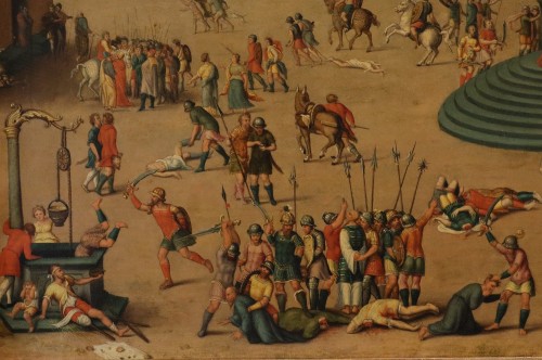 Antiquités - Le massacre ordonné par les Triumvirs, École française fin du 16e siècle