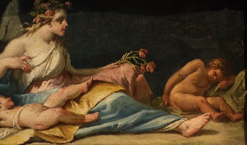 Louis XV - Gaspare Diziani (1689 – 1767), Allegory Of Sleep