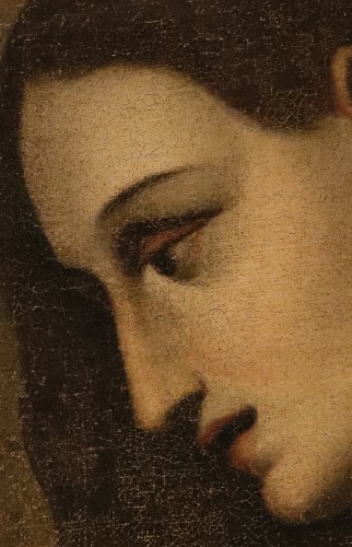 Marie-Madeleine pénitente, école italienne du 17e siècle - Antichità Castelbarco