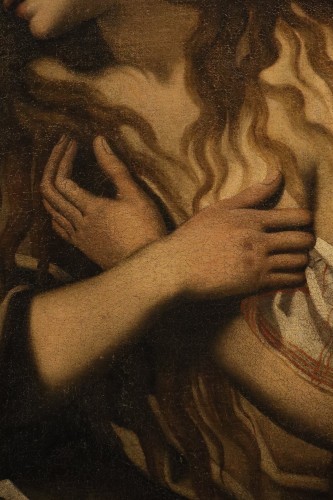 Marie-Madeleine pénitente, école italienne du 17e siècle - Louis XIII
