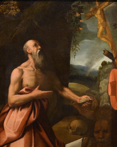 Saint Jérôme, Atelier d'Alessandro Bonvicino (1498 - 1554) dit Il Moretto 