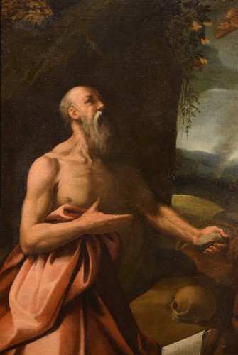 Tableaux et dessins Tableaux XVIe siècle - Saint Jérôme, Atelier d'Alessandro Bonvicino (1498 - 1554) dit Il Moretto 