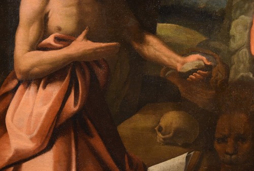 Antiquités - Saint Jérôme, Atelier d'Alessandro Bonvicino (1498 - 1554) dit Il Moretto 