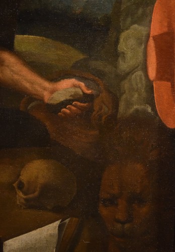 Antiquités - Saint Jérôme, Atelier d'Alessandro Bonvicino (1498 - 1554) dit Il Moretto 