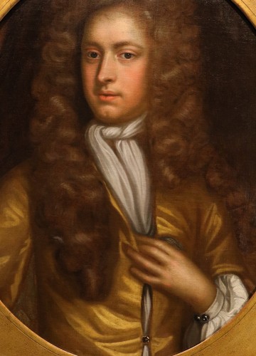 XVIIe siècle - Portrait de William Congreve, atelier de Godfrey Kneller (1646 – 1723)