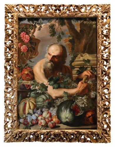Portrait Of The Greek Philosopher Diogenes, workshop of Abraham Brueghel (1631 - 1690)